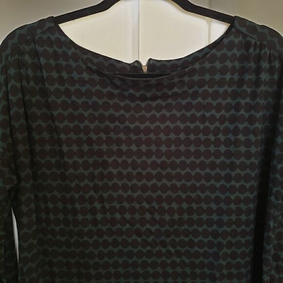 Ann Taylor Loft Long Sleeve Patterned Top - Picture 3 of 8